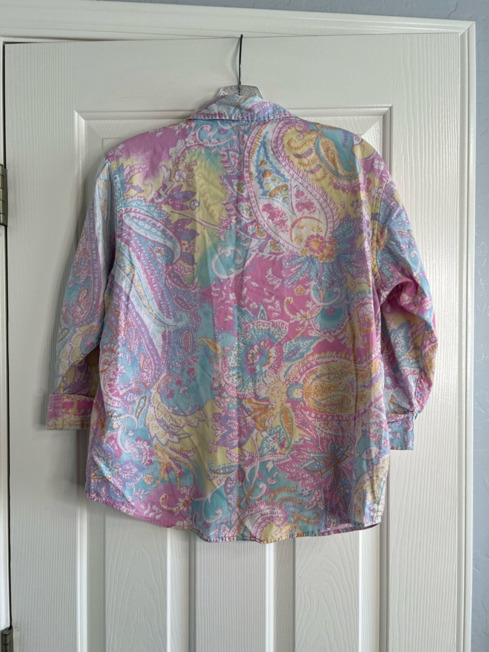 Lauren Ralph Lauren paisley rainbow pajama set small 100% cotton - Picture 3 of 7